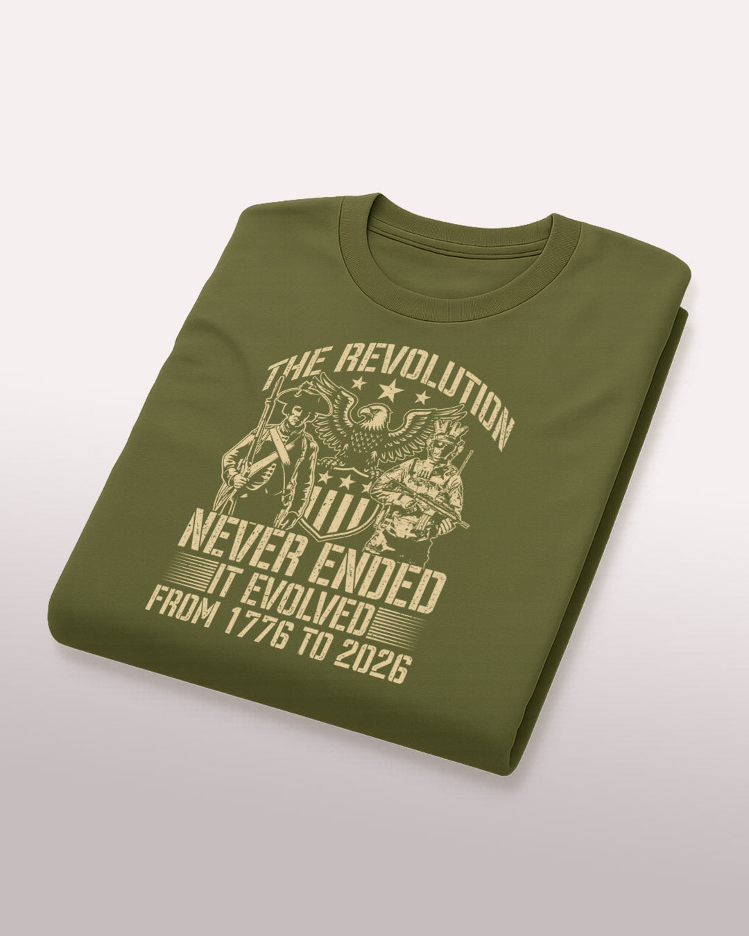 "The Revolution Never Ended" – 1776 to 2026 Tee
