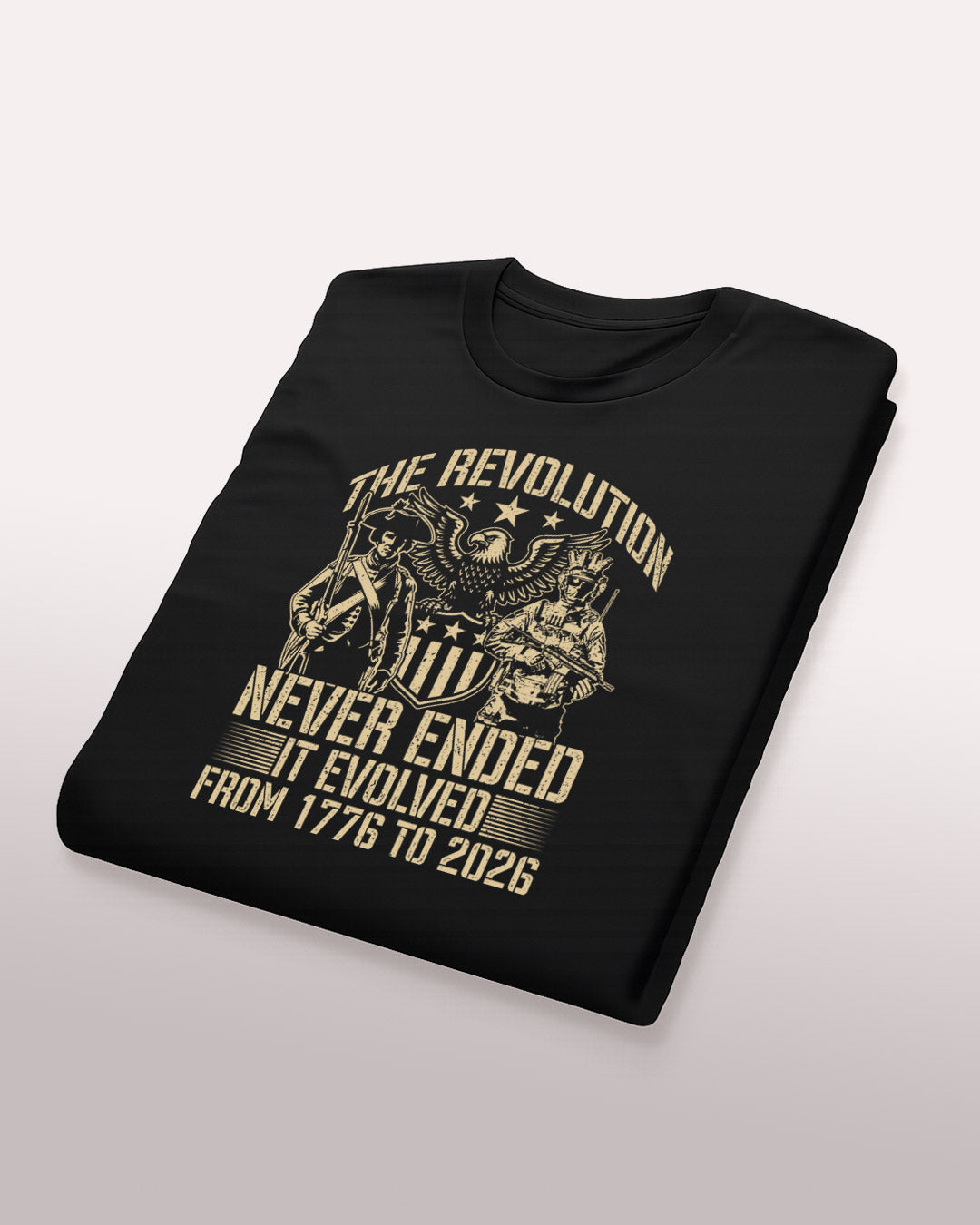 "The Revolution Never Ended" – 1776 to 2026 Tee
