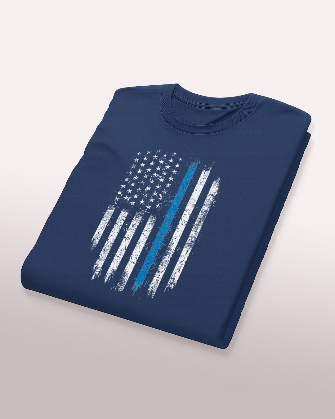 Thin Blue Line Flag Tee – Honor. Respect. Support.