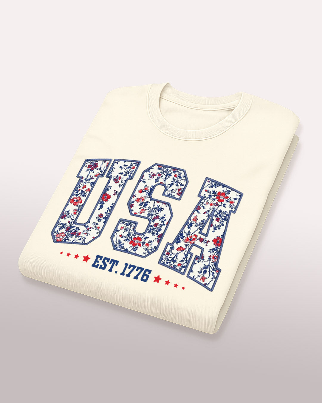 USA Floral T-Shirt