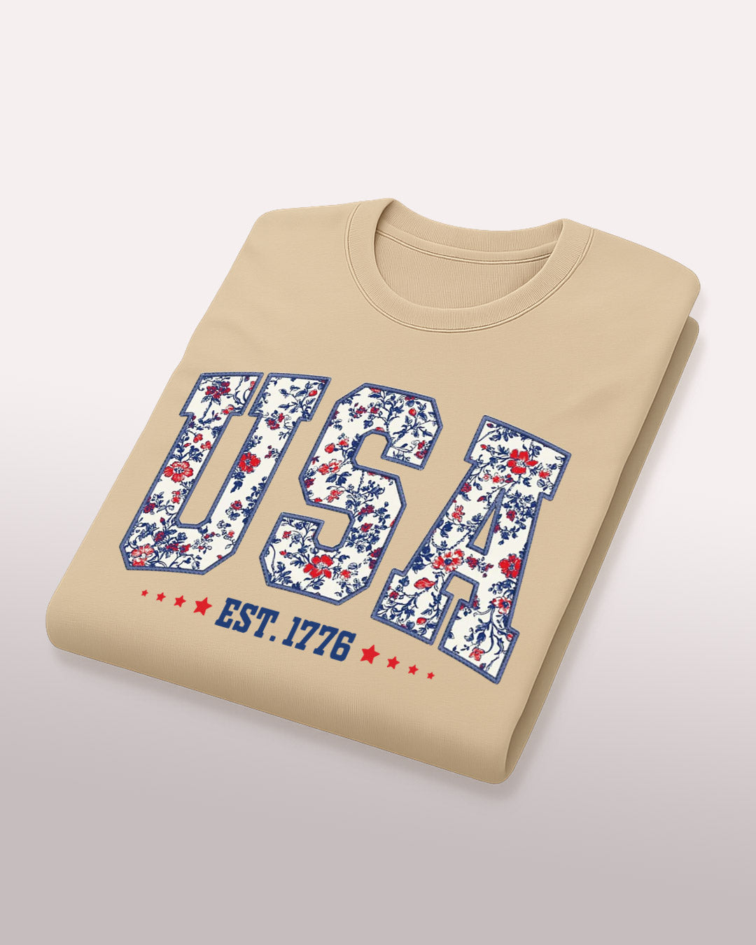 USA Floral T-Shirt