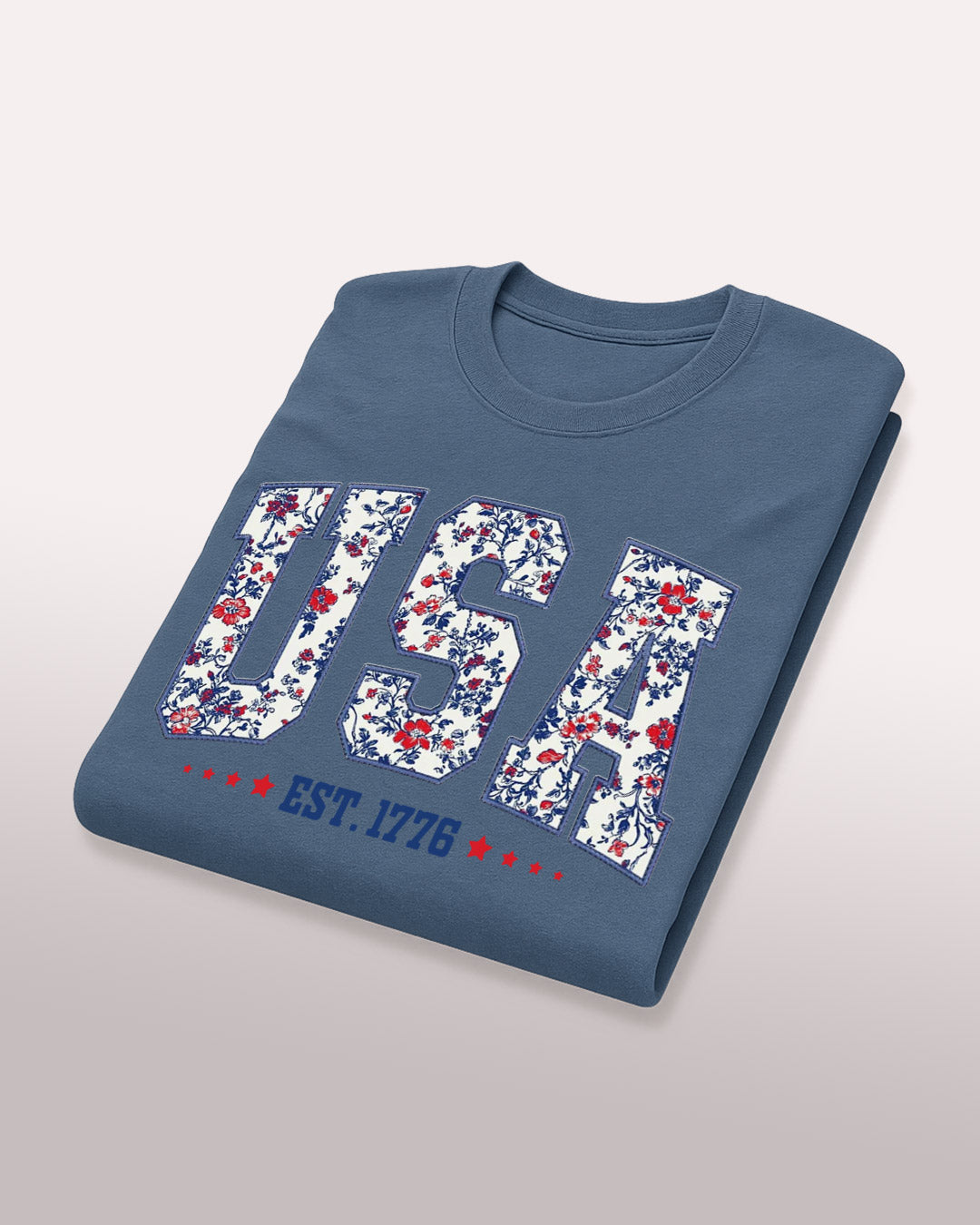 USA Floral T-Shirt
