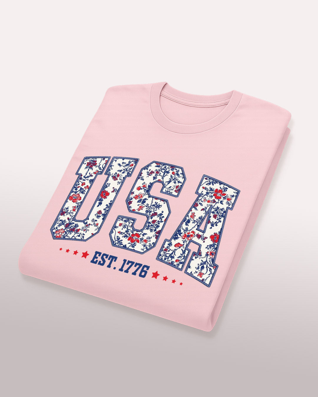 USA Floral T-Shirt
