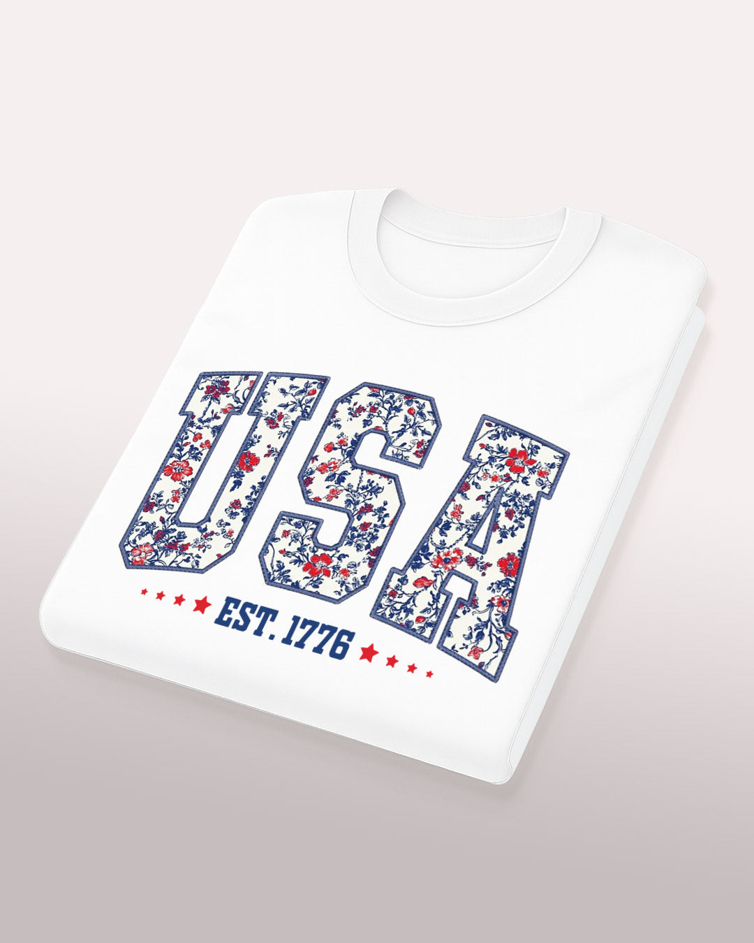 USA Floral T-Shirt