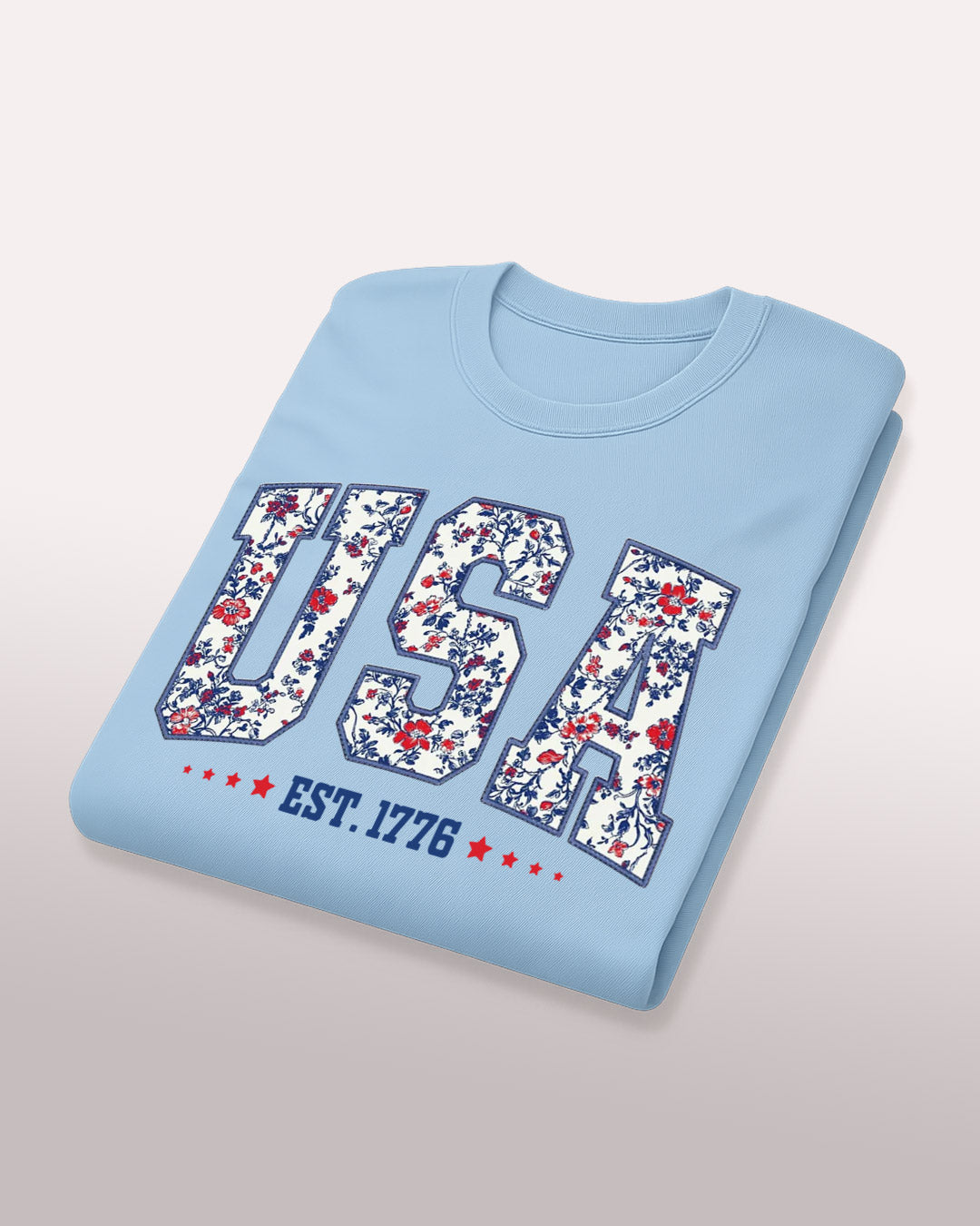 USA Floral T-Shirt