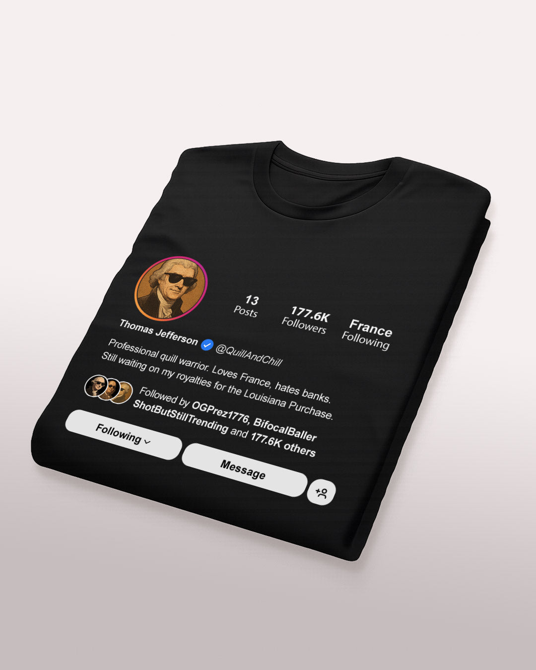 Thomas Jefferson “Declaration Dropper” Tee