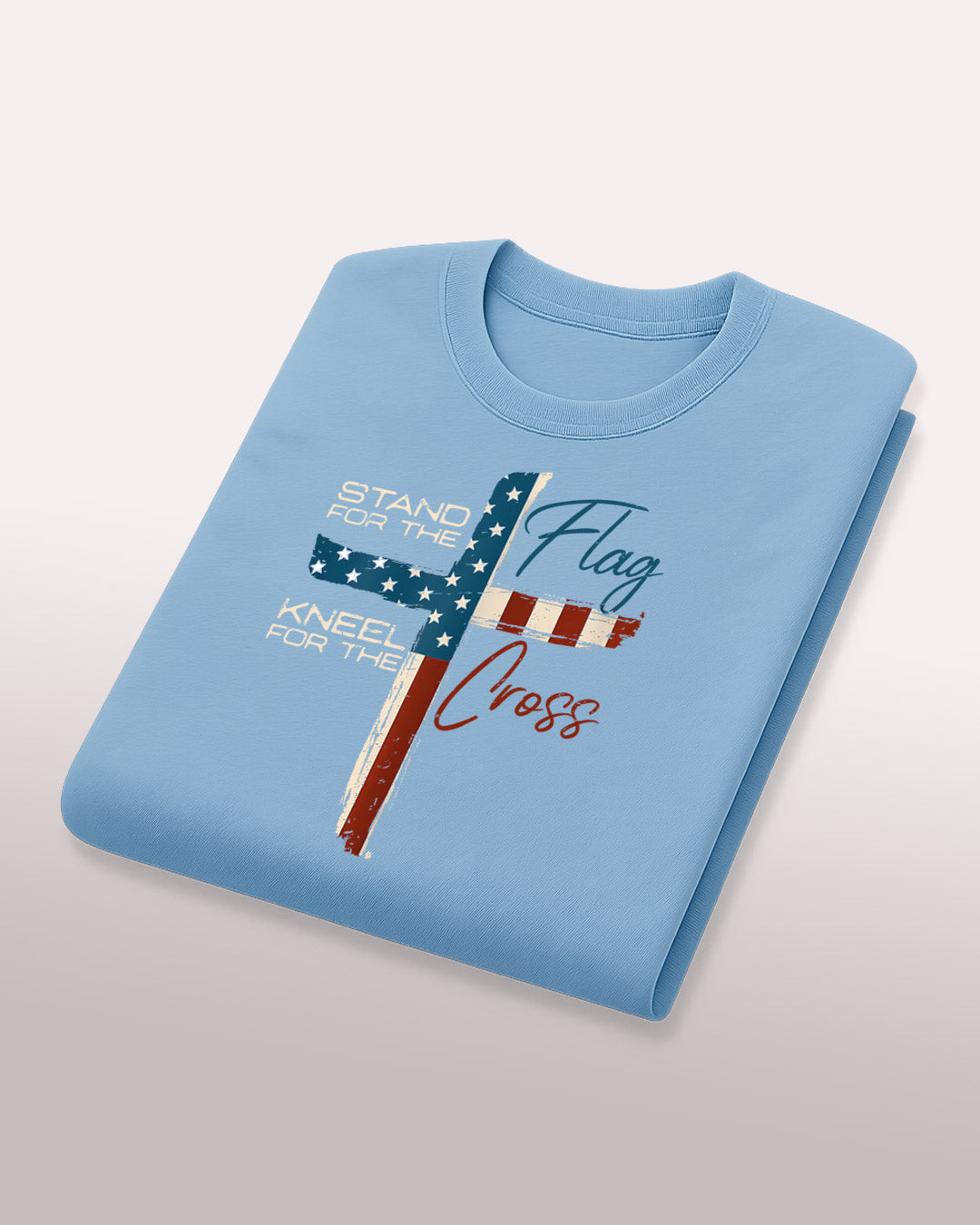 Stand for the Flag, Kneel for the Cross Tee