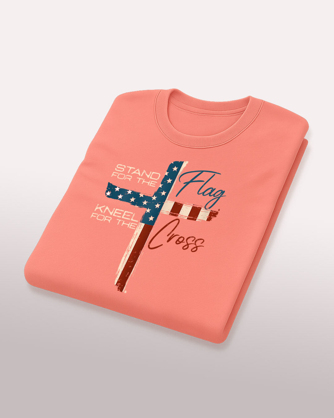 Stand for the Flag, Kneel for the Cross Tee