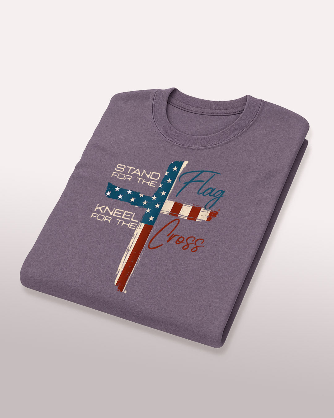 Stand for the Flag, Kneel for the Cross Tee