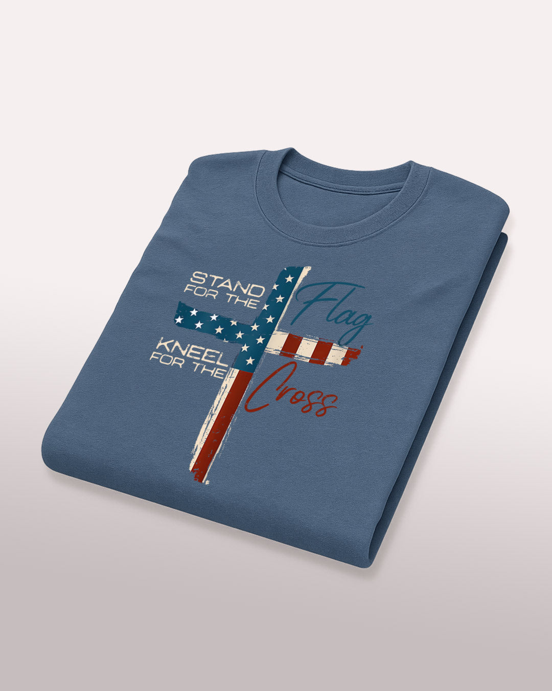 Stand for the Flag, Kneel for the Cross Tee