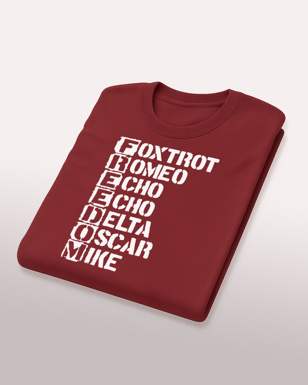 Foxtrot Romeo Echo Echo Delta Oscar Mike Tee