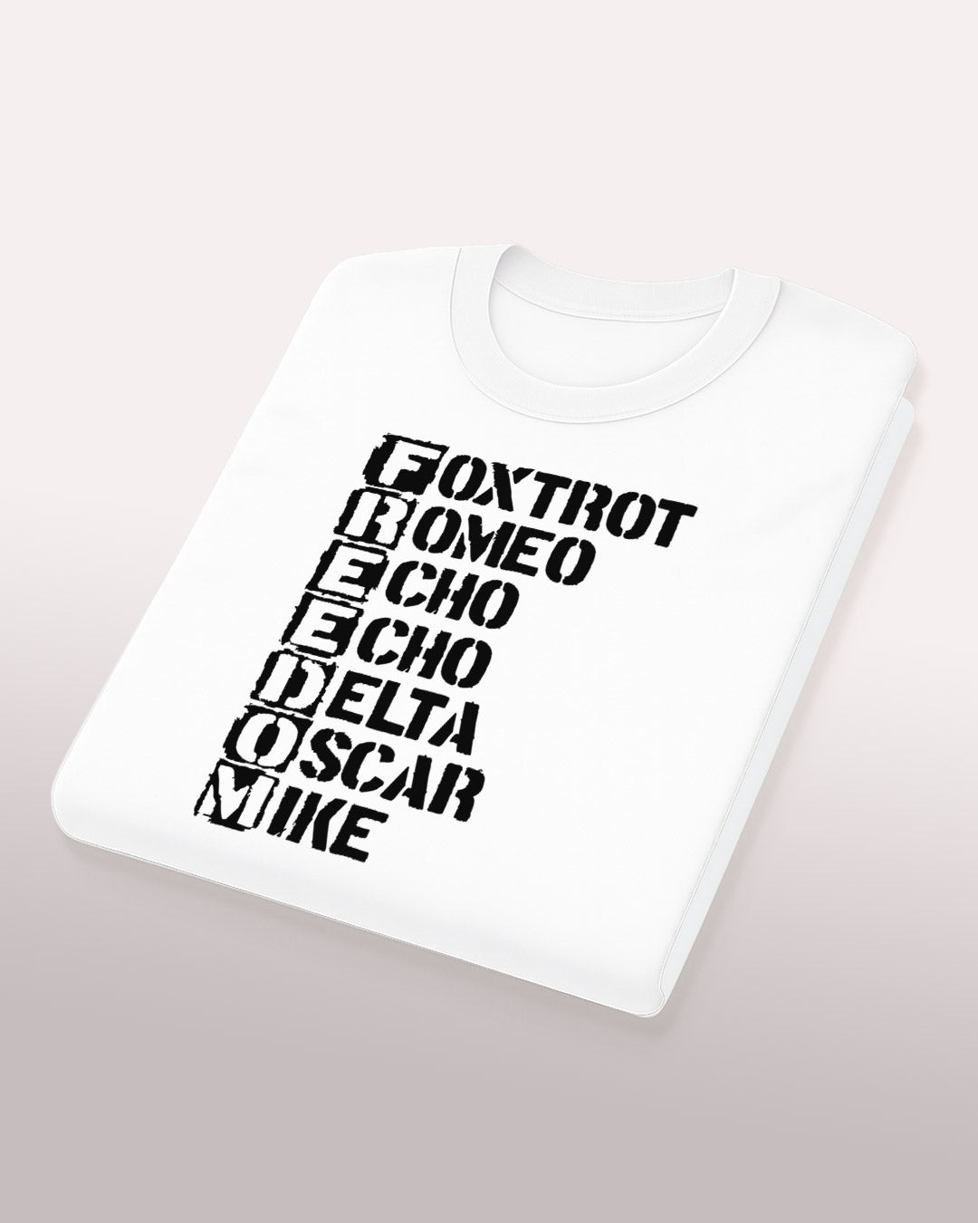Foxtrot Romeo Echo Echo Delta Oscar Mike Tee