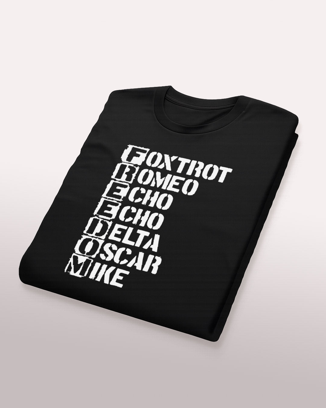 Foxtrot Romeo Echo Echo Delta Oscar Mike Tee