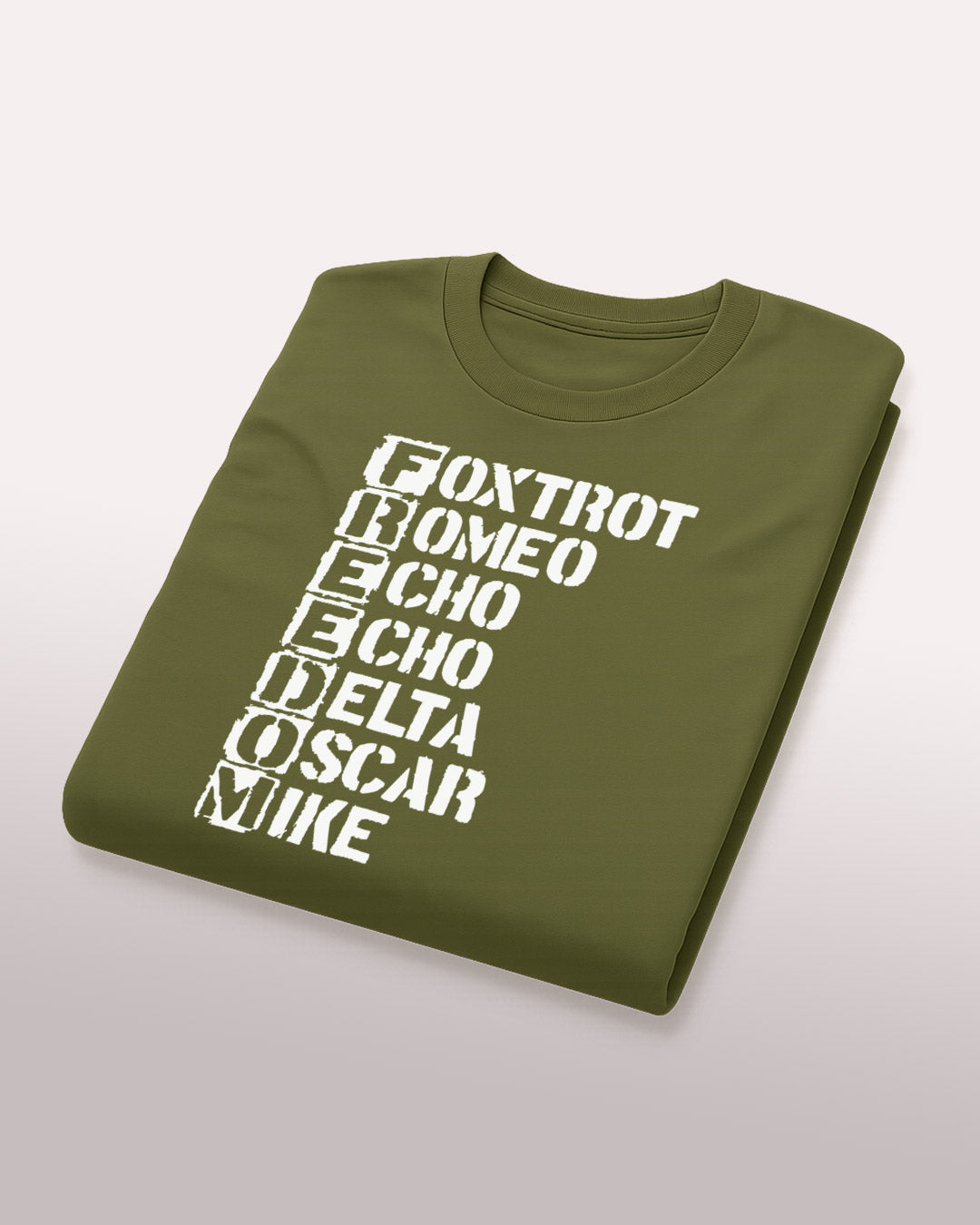 Foxtrot Romeo Echo Echo Delta Oscar Mike Tee