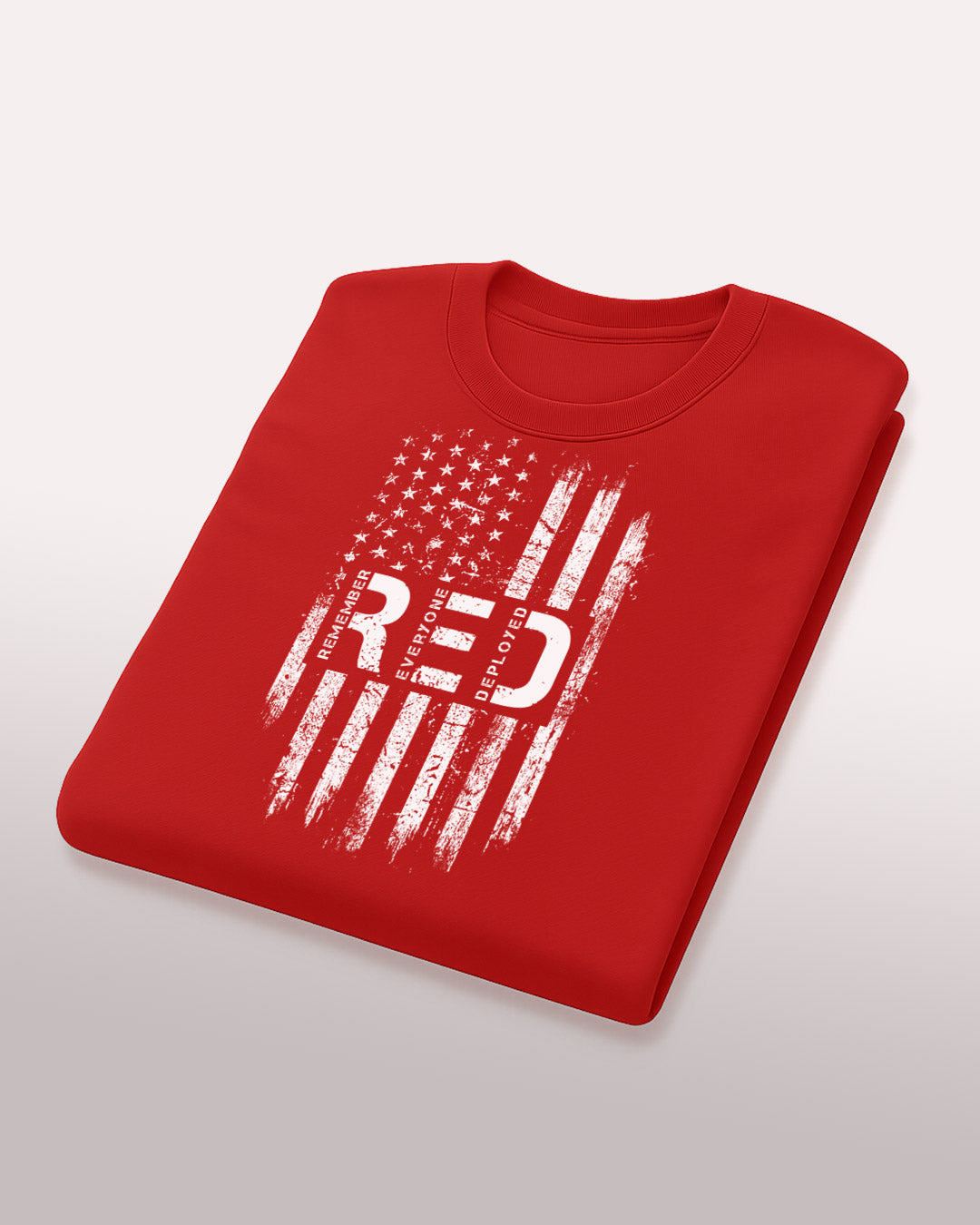 R.E.D. Friday Tee – Remember Everyone Deployed ❤️🤍💙