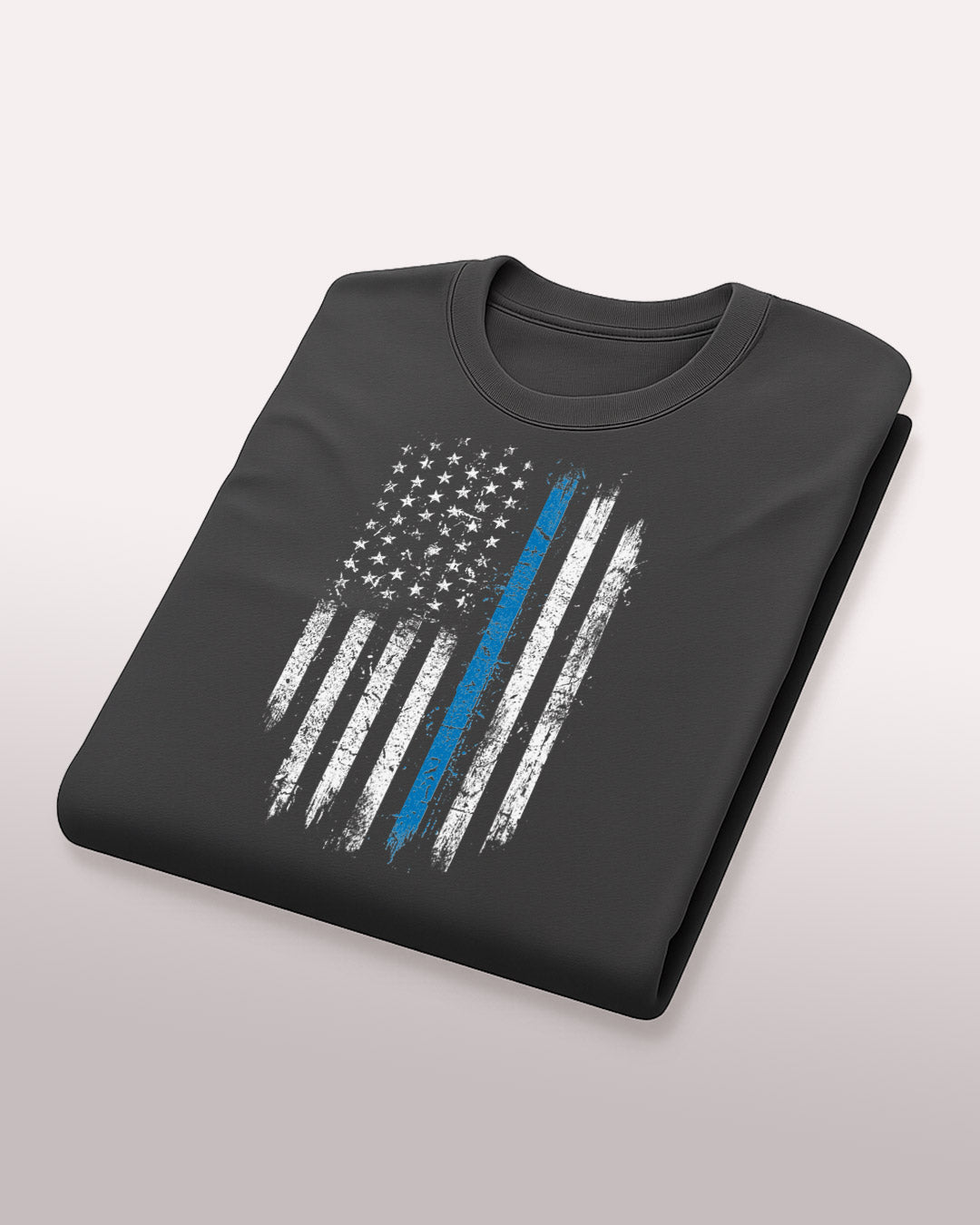 Thin Blue Line Flag Tee – Honor. Respect. Support.