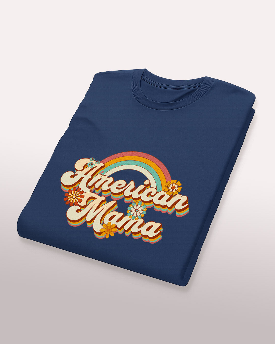 American Mama Tee – Groovy, Proud & Free