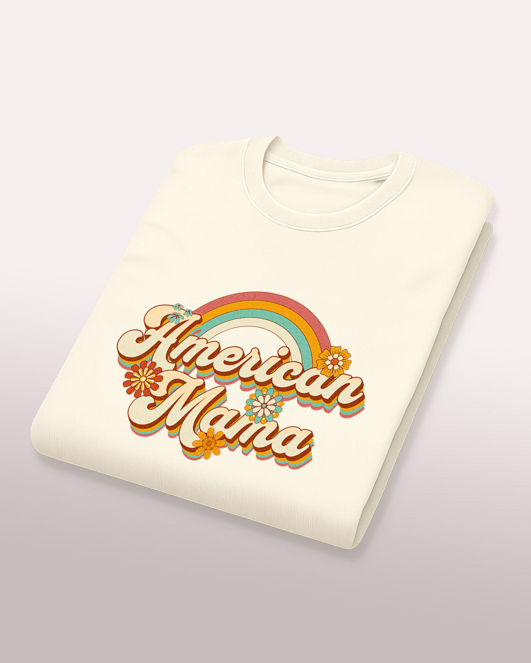 American Mama Tee – Groovy, Proud & Free